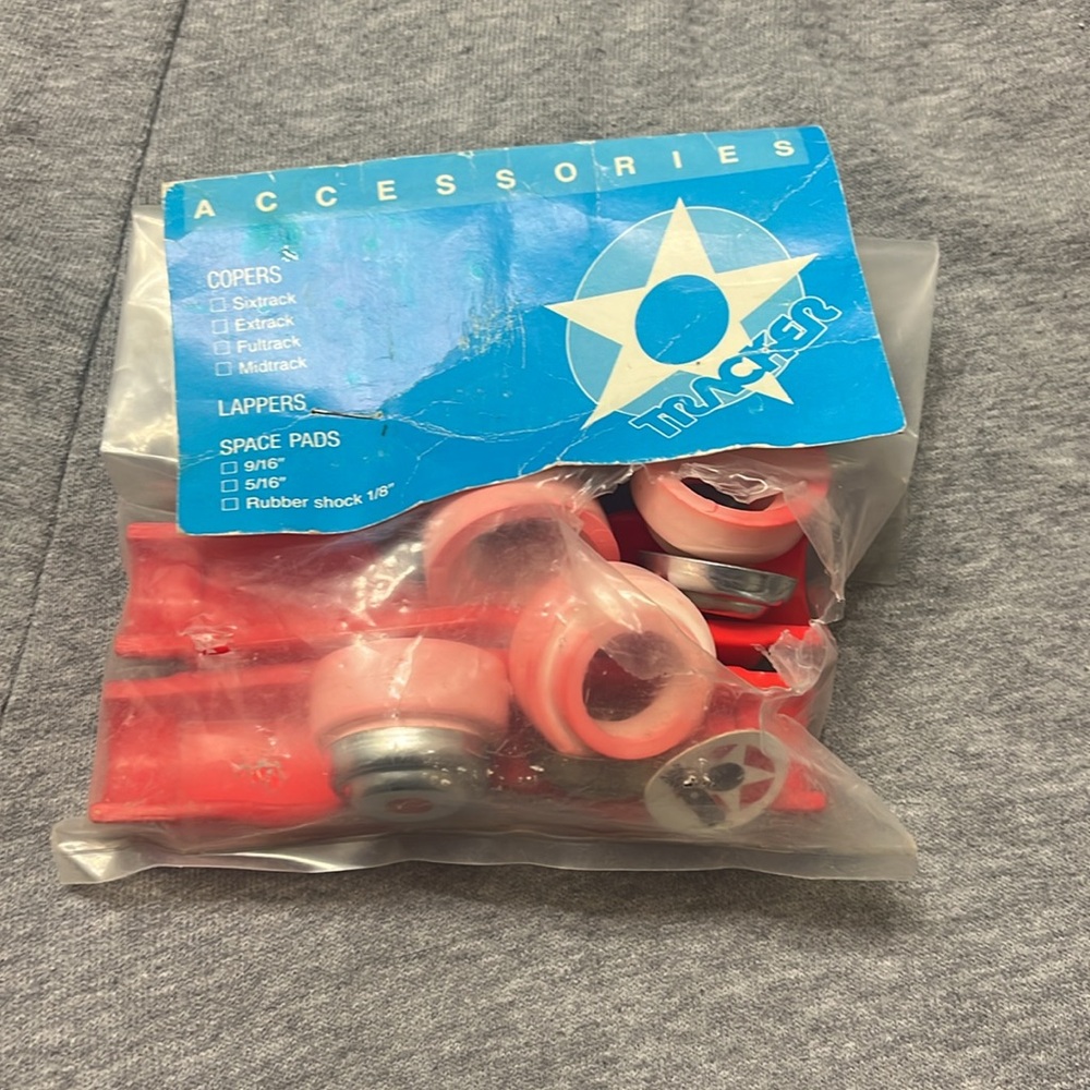 Tracker Trucks Sixtrack Copers red 80s Skateboard Skate vintage